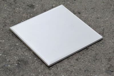 Mat grå Johnson klinke 15,2x15,2cm