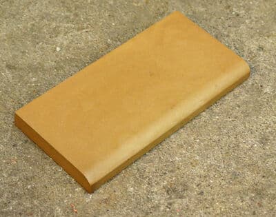 Hasle gul klinke med afrundet langside - 1