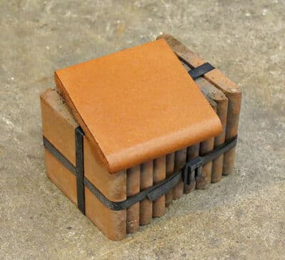 Hasle rødbrun med afrundet side - 1