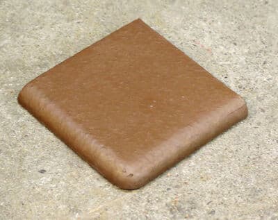 Hasle brun med afrundet hjørne - 1