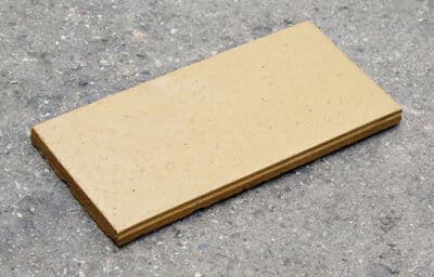 Aflang gul Hasle klinke, 9,5x19,5cm