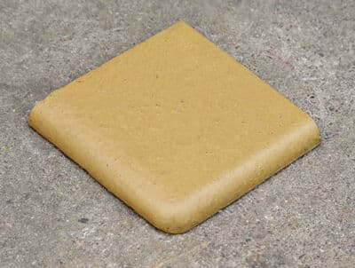 Hasle gul med afrundet hjørne - 1