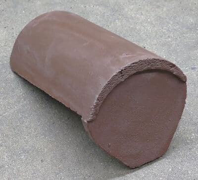 Monier rygningsafslutning slut - Polar brun