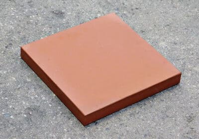 Rød tyk Hasle klinke, 14,8x14,8cm