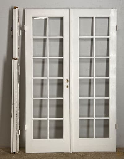 Fransk dør med karm - 1