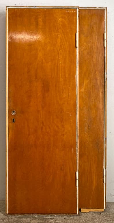 Bøgefineret dør med karm - 1