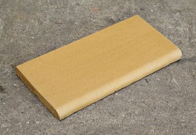 Hasle gul med afrundet langside - 1