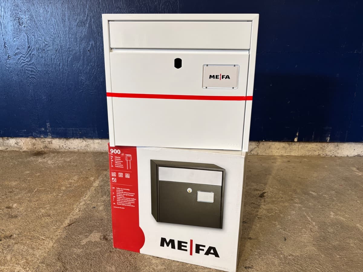 MEFA postkasse uden lås Hvid - 1