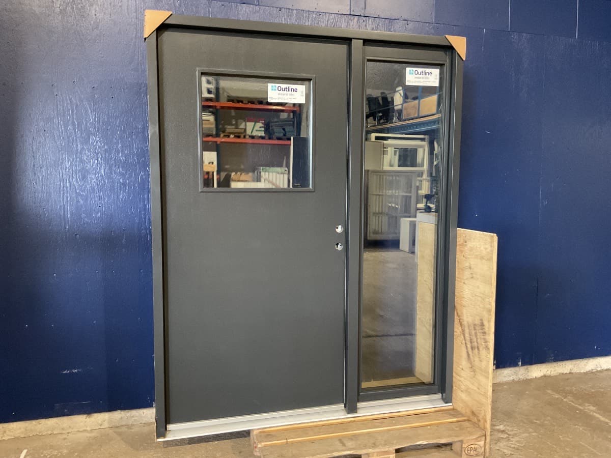 Outline Yderdør m. Sideparti  - 1