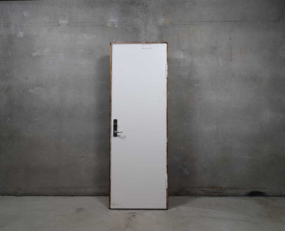 Opgangsdør med karm 78 x 222 cm