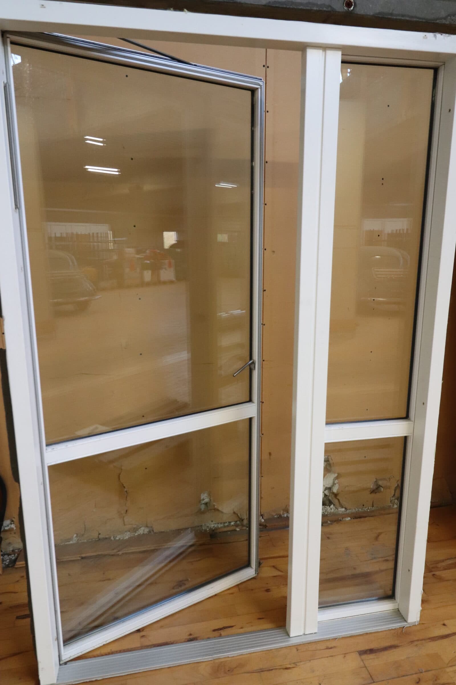 Terrassedør med sideparti 143x210cm Velfac Pris kr. 2.399,-/stk