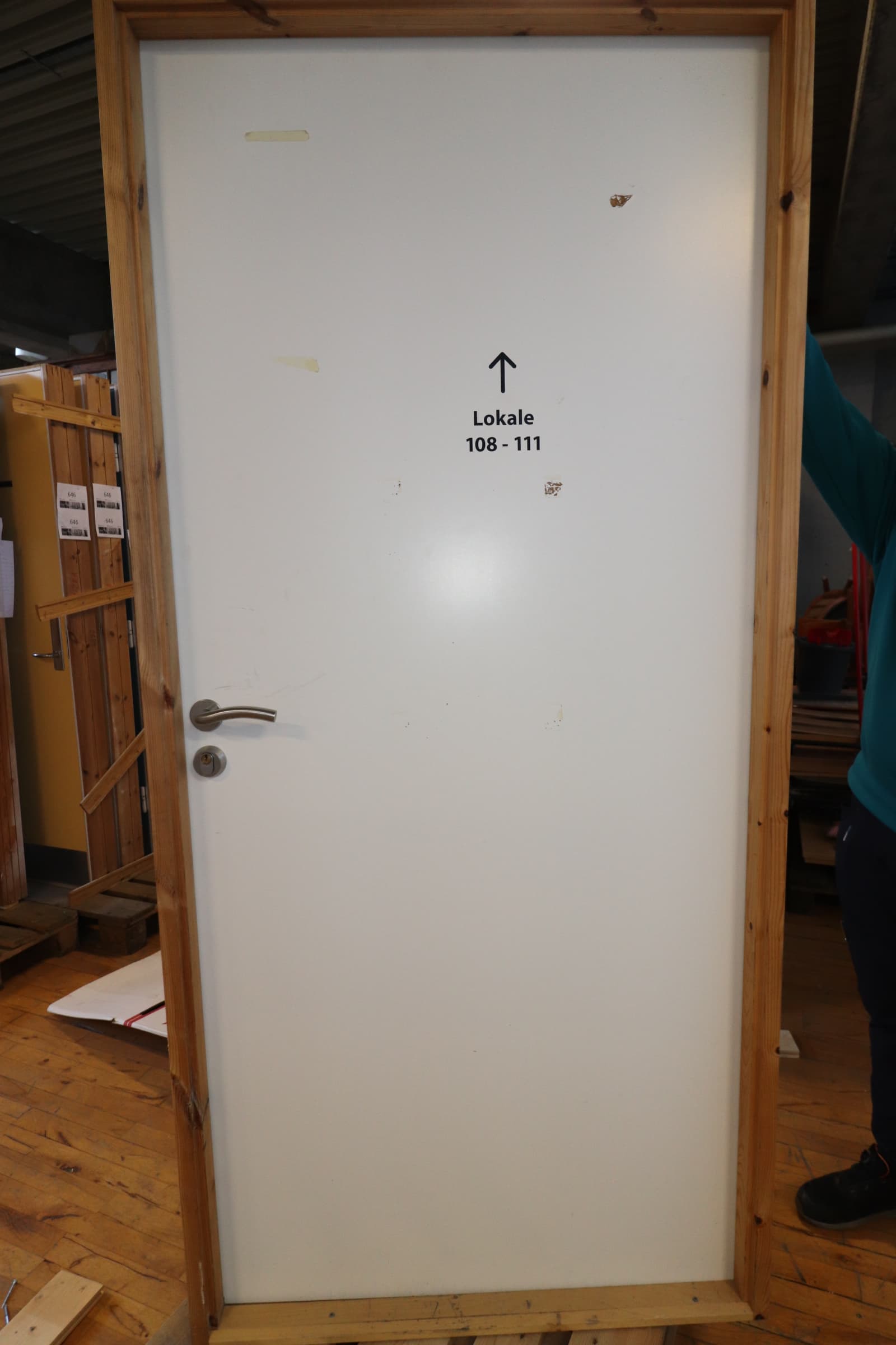 Indvendig celledør 98,5x209cm