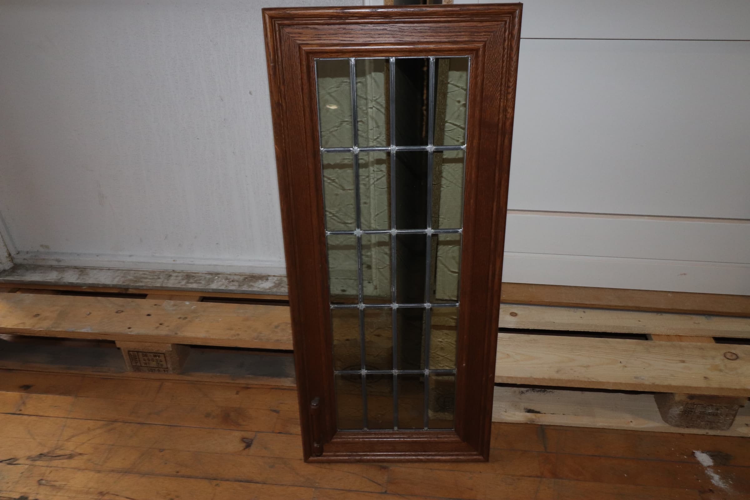 Blyindfattet køkkenskabs låge 39,5×90,5 cm - 1