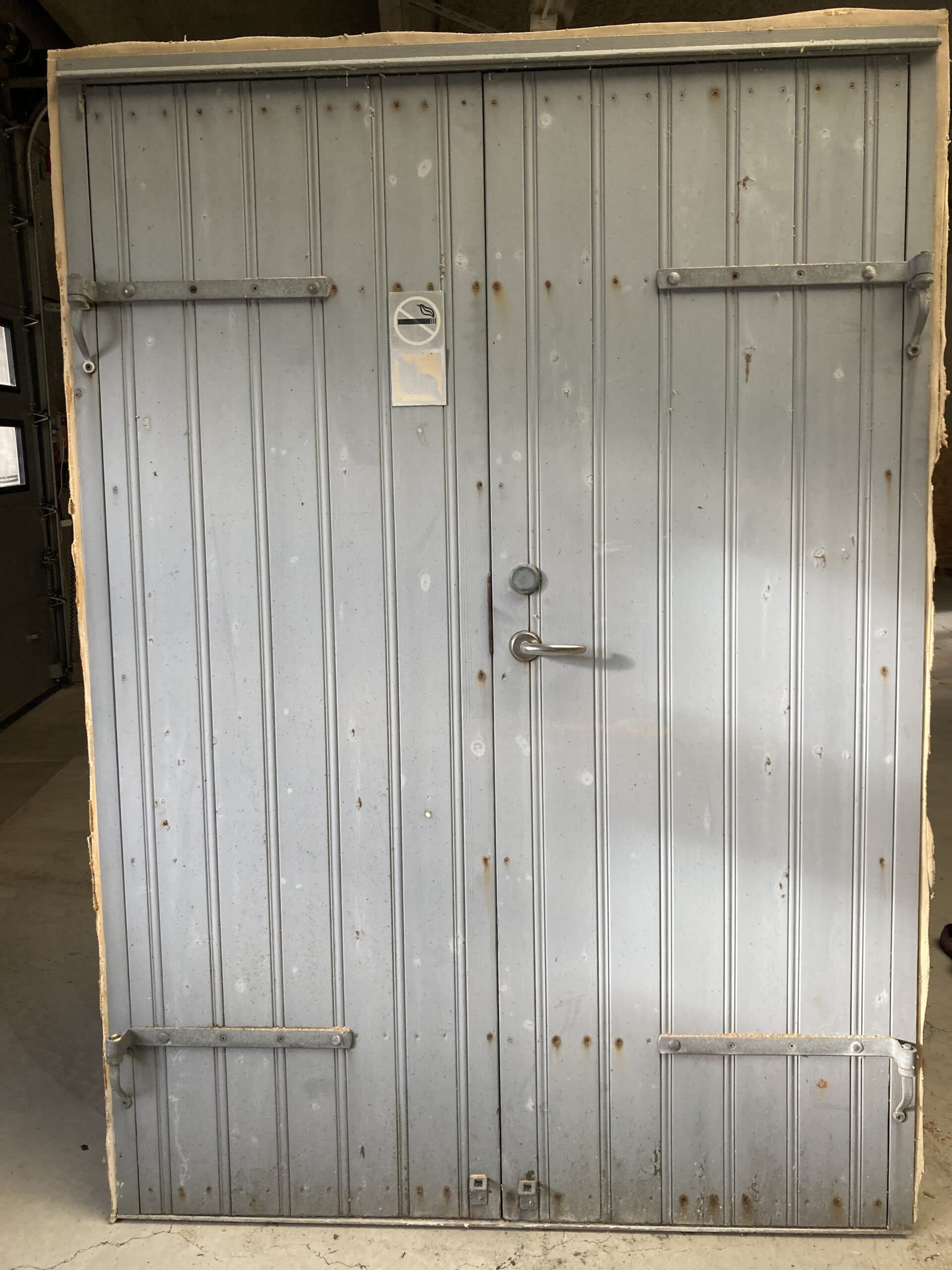 Dobbelt Facade dør med Stalddørs front 138x196cm - 1