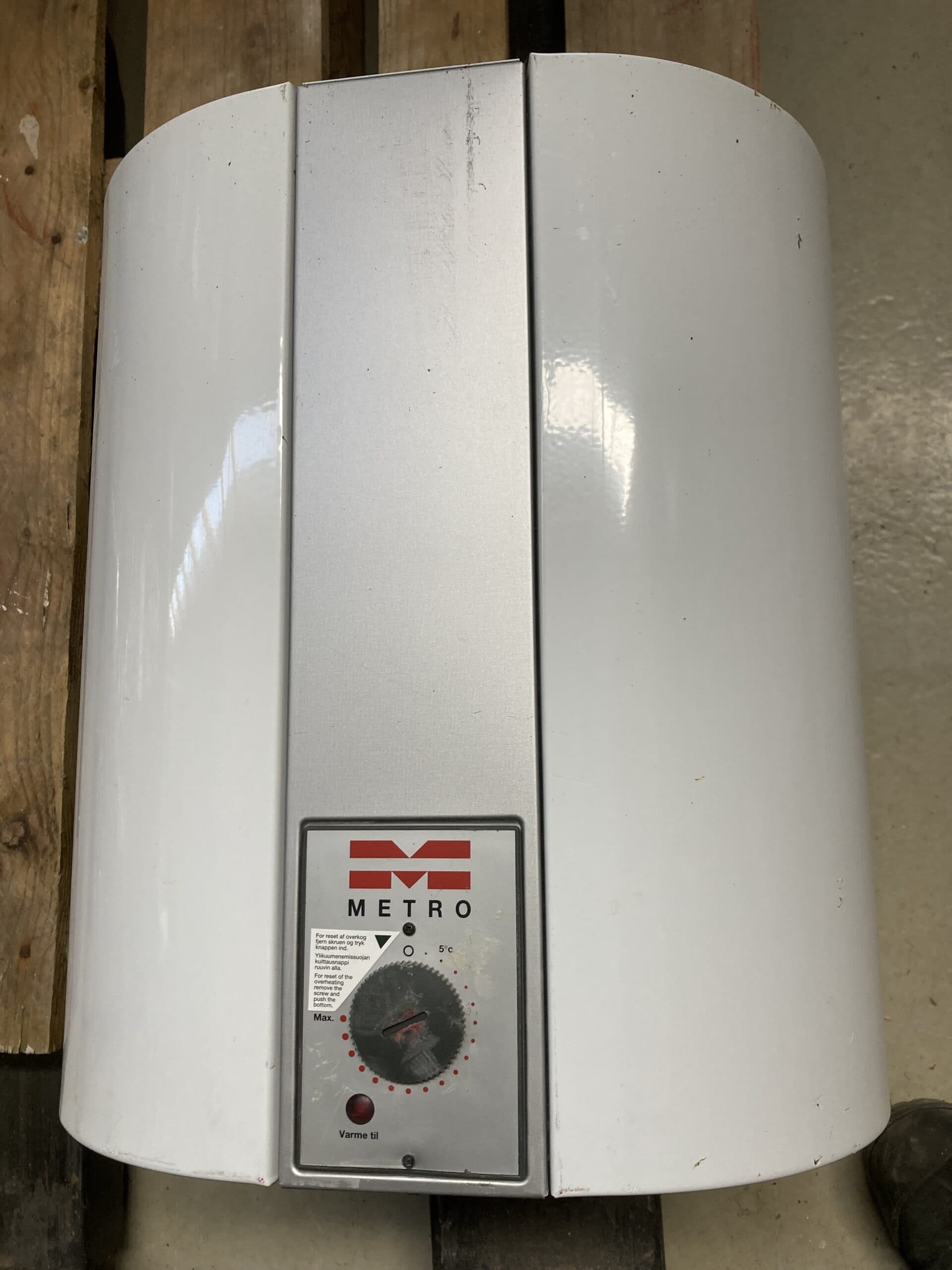 Metro elvandvarmer 15L