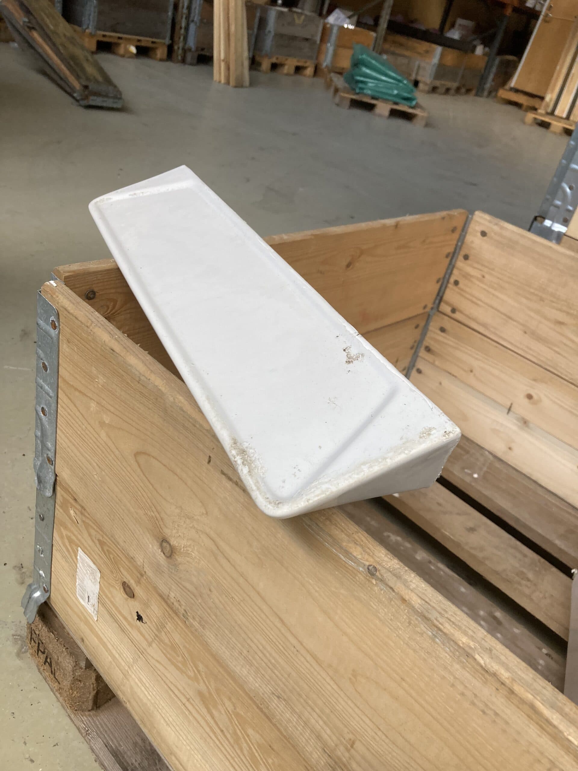 Porcelæns hylde L510xB125D90mm - 1