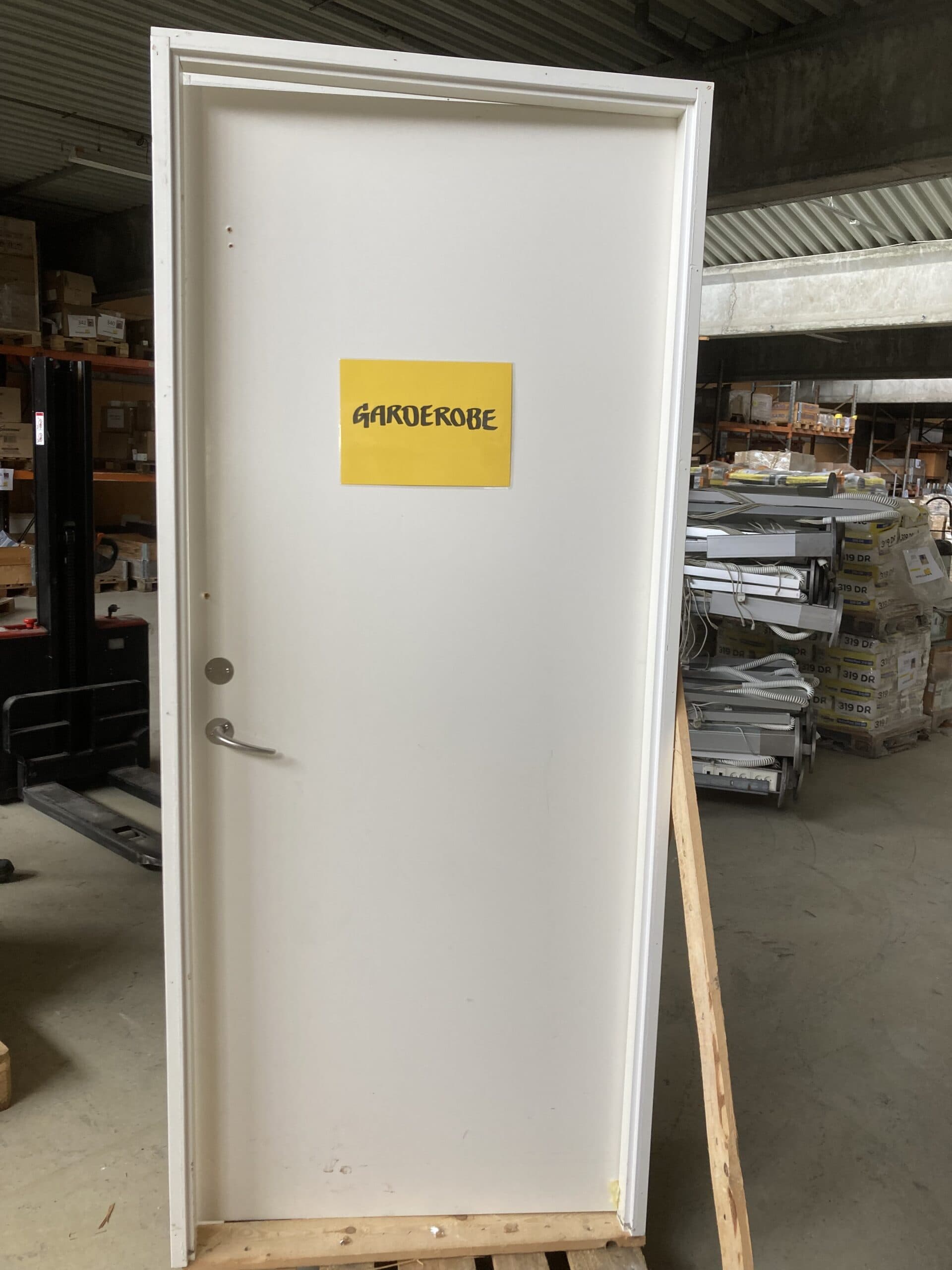 Hvid  Bd30 dør 885x2080mm - 1