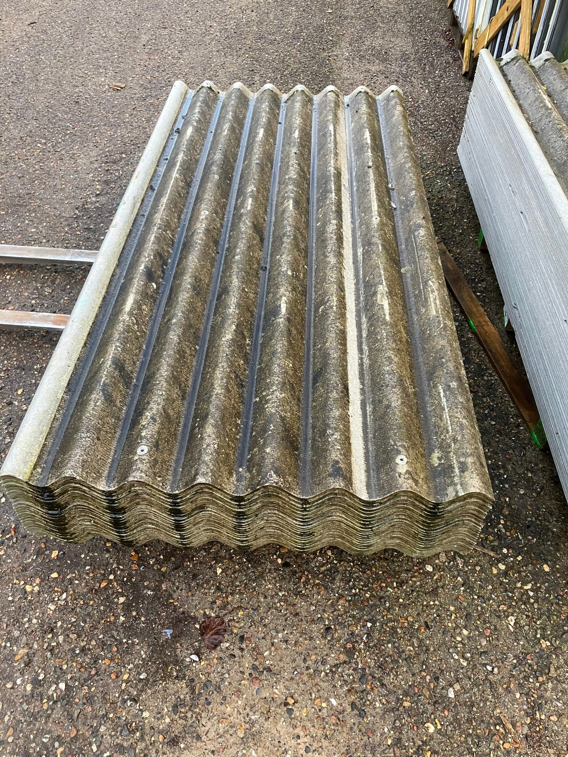 Bølgeplade 1090×2270 mm Patineret - 1