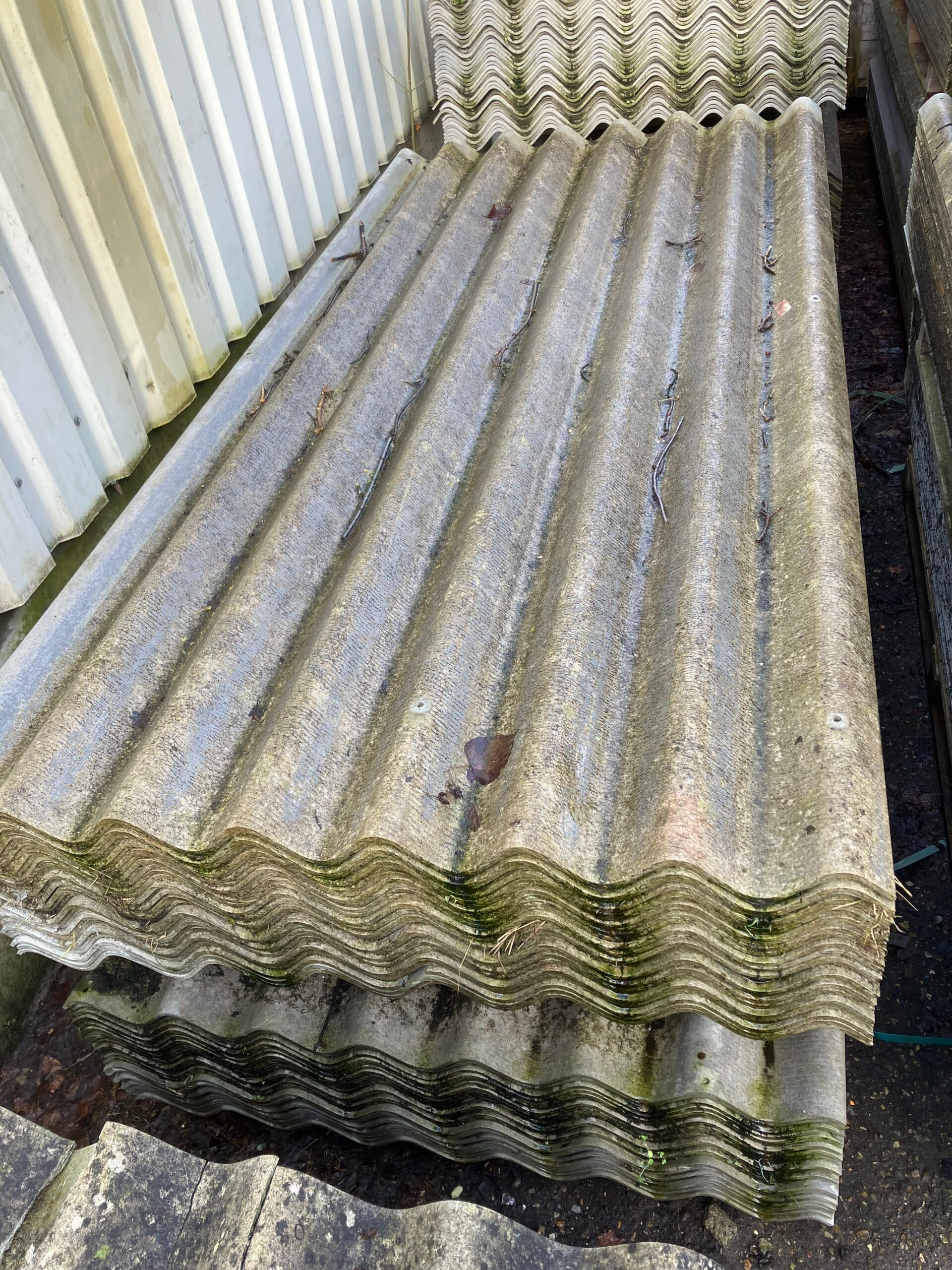 Bølgeplade 1090×2270 mm Patineret - 1