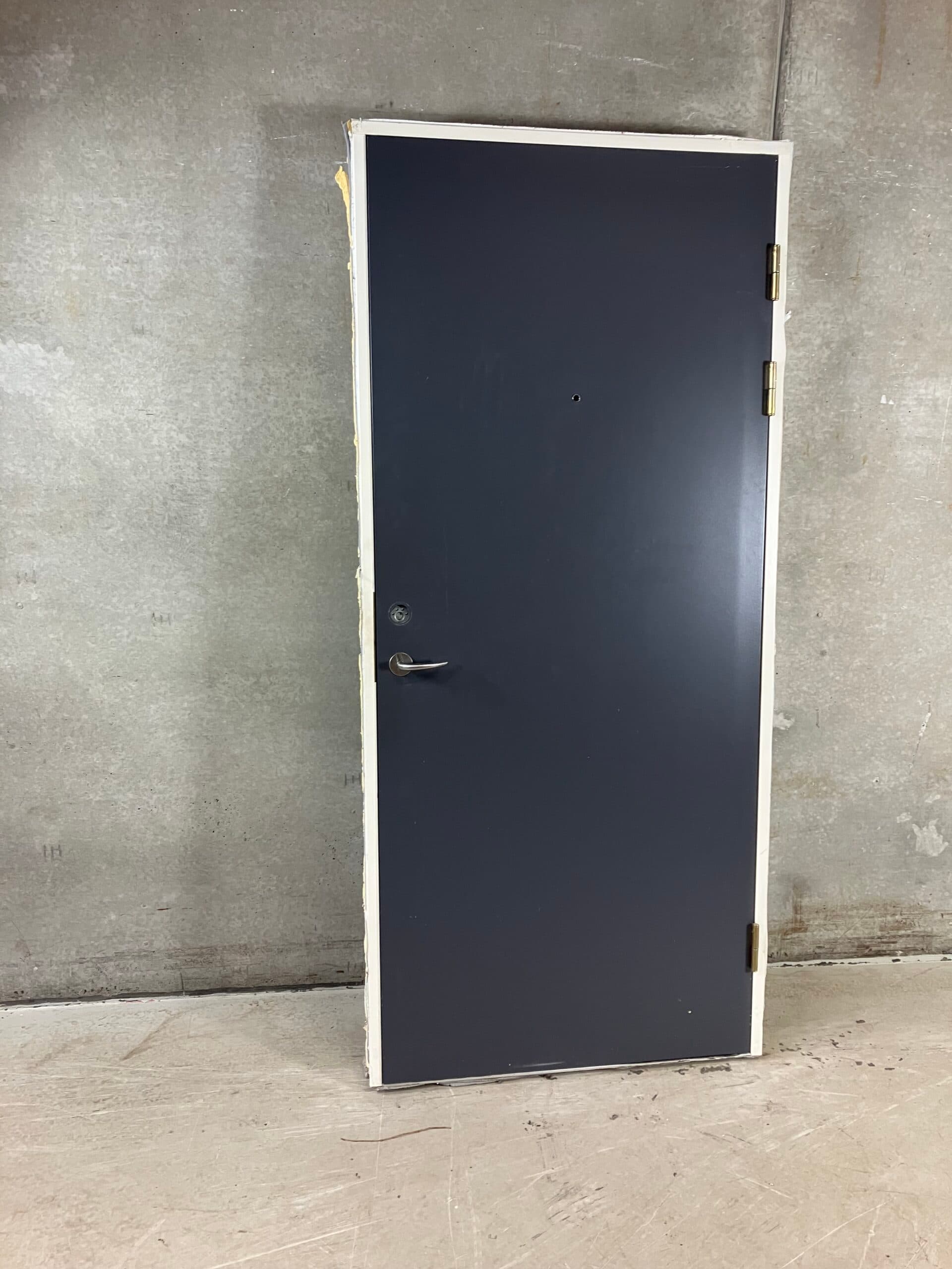 Grå indvendig dør 945x2120mm – H