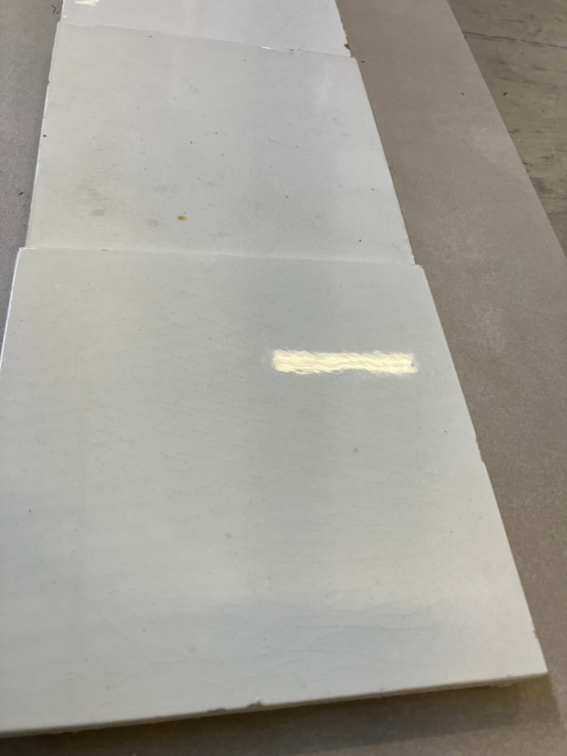 Villeroy & Boch glaseret keramisk flise ca. 146x146x10 mm. Halve