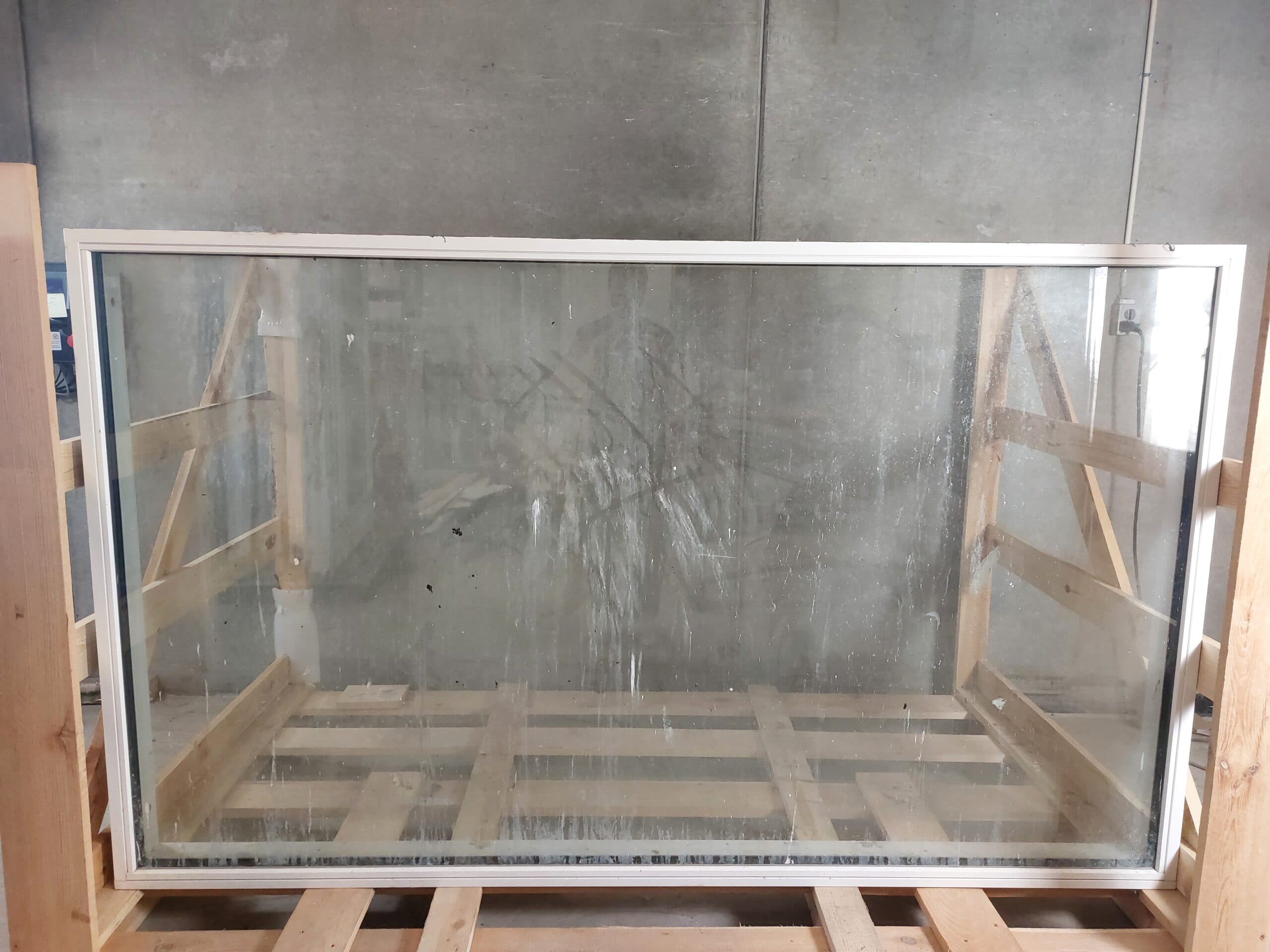 Fastkarmsvindue 232,5×139,2cm - 1