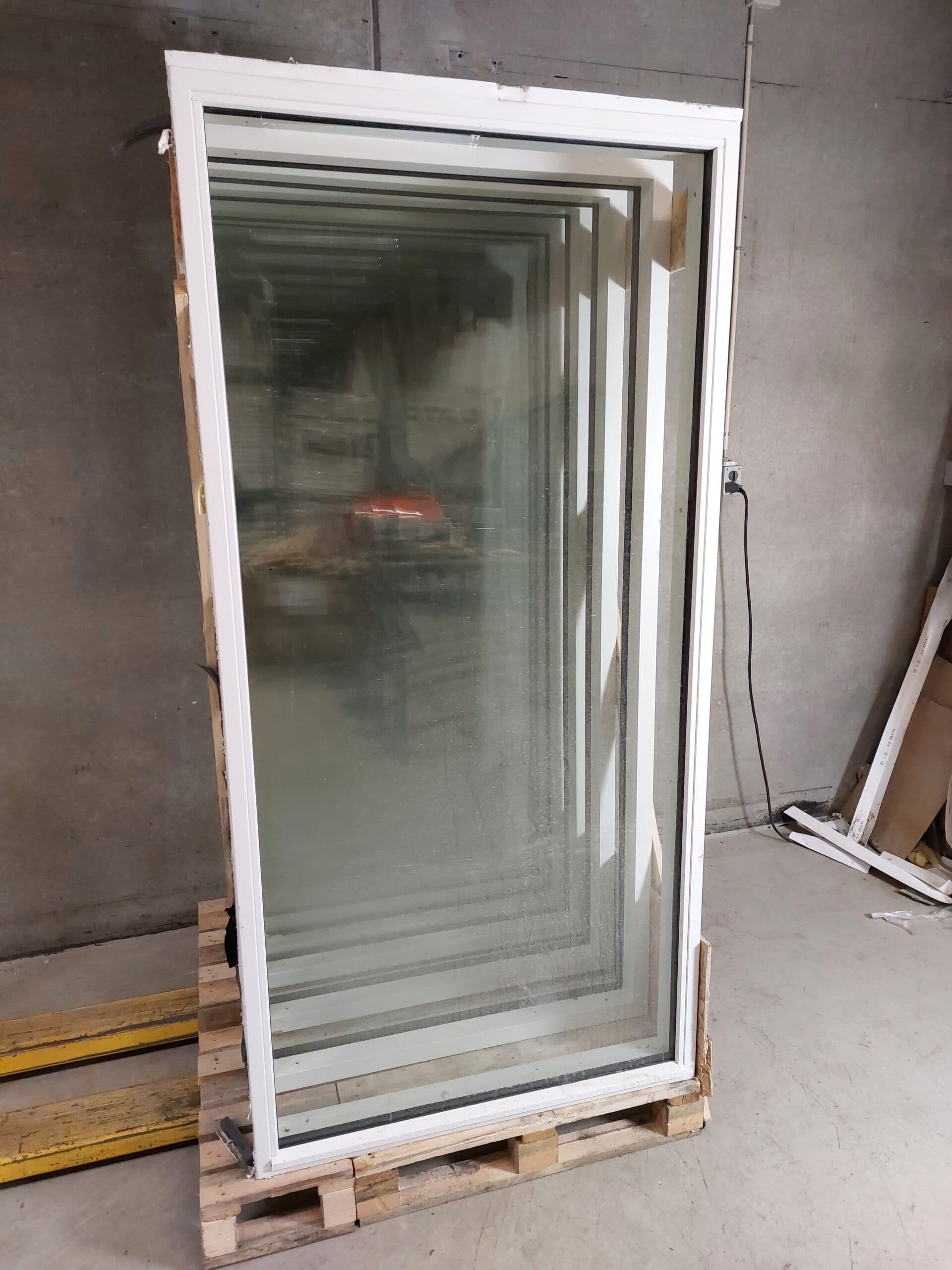 Fastkarms vindue 98,5x201cm - 1