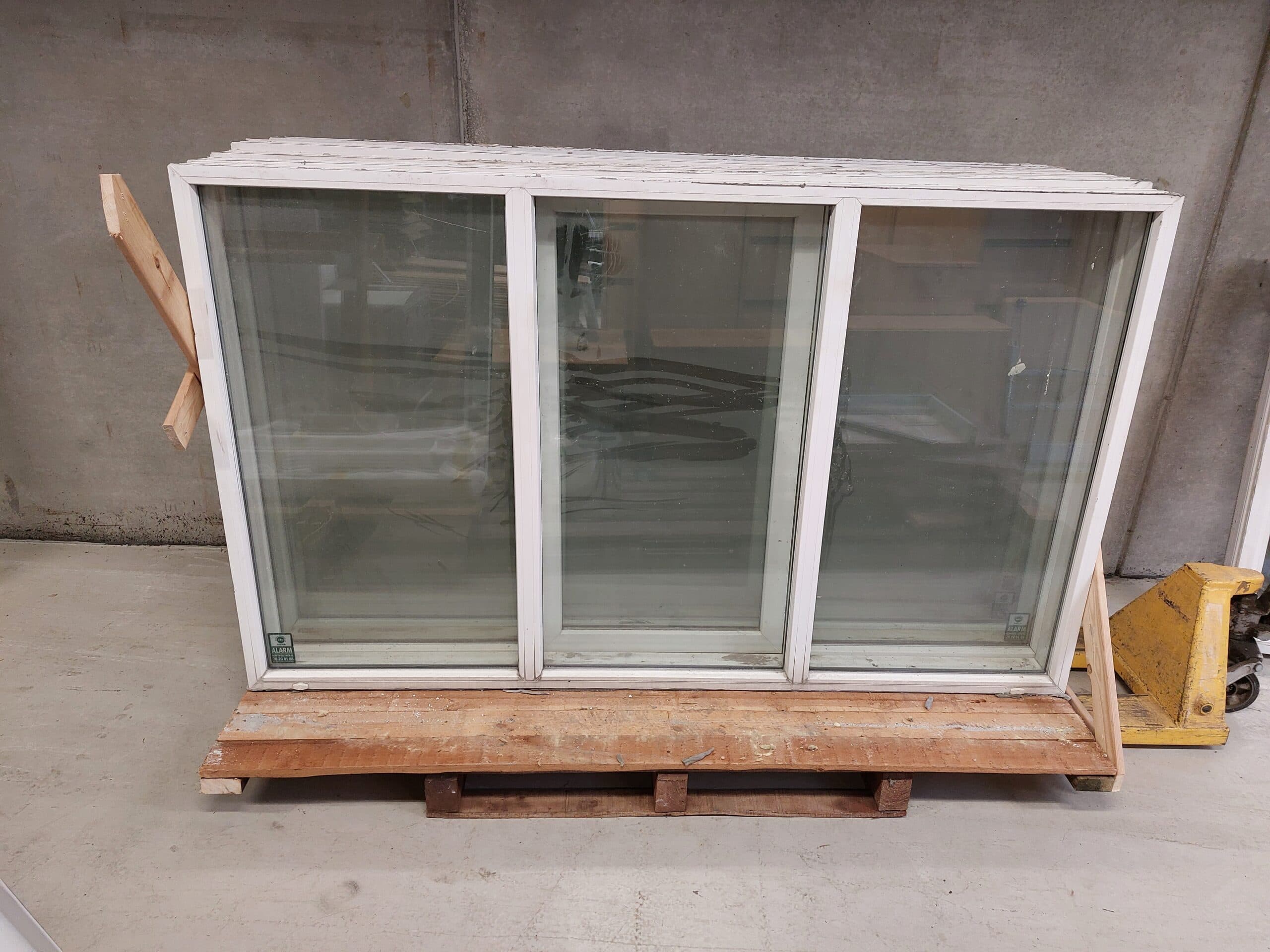 Fastkarms vindue 218x131cm - 1