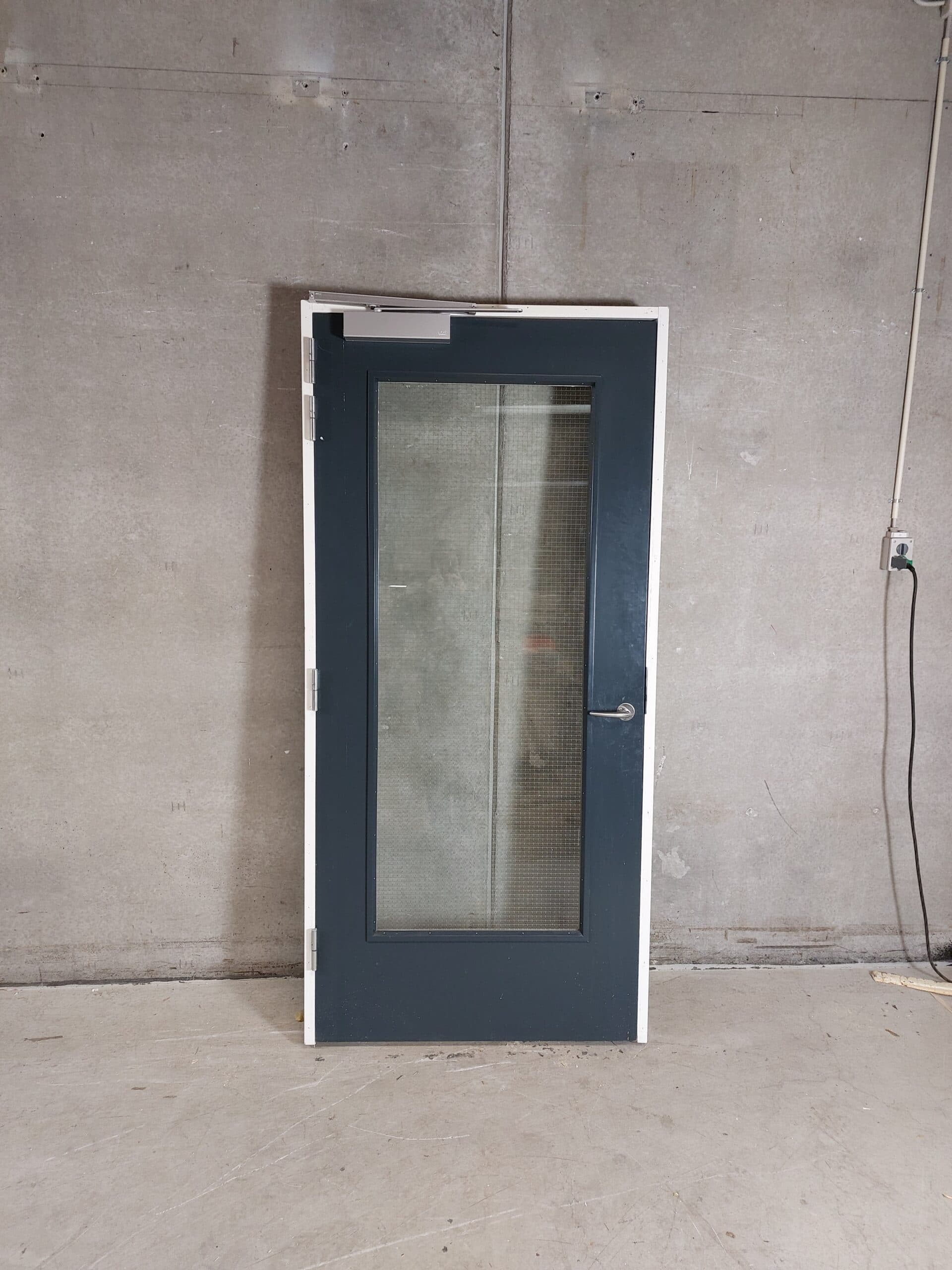 Branddør BD-30 m. glas 99,5x208cm - 1