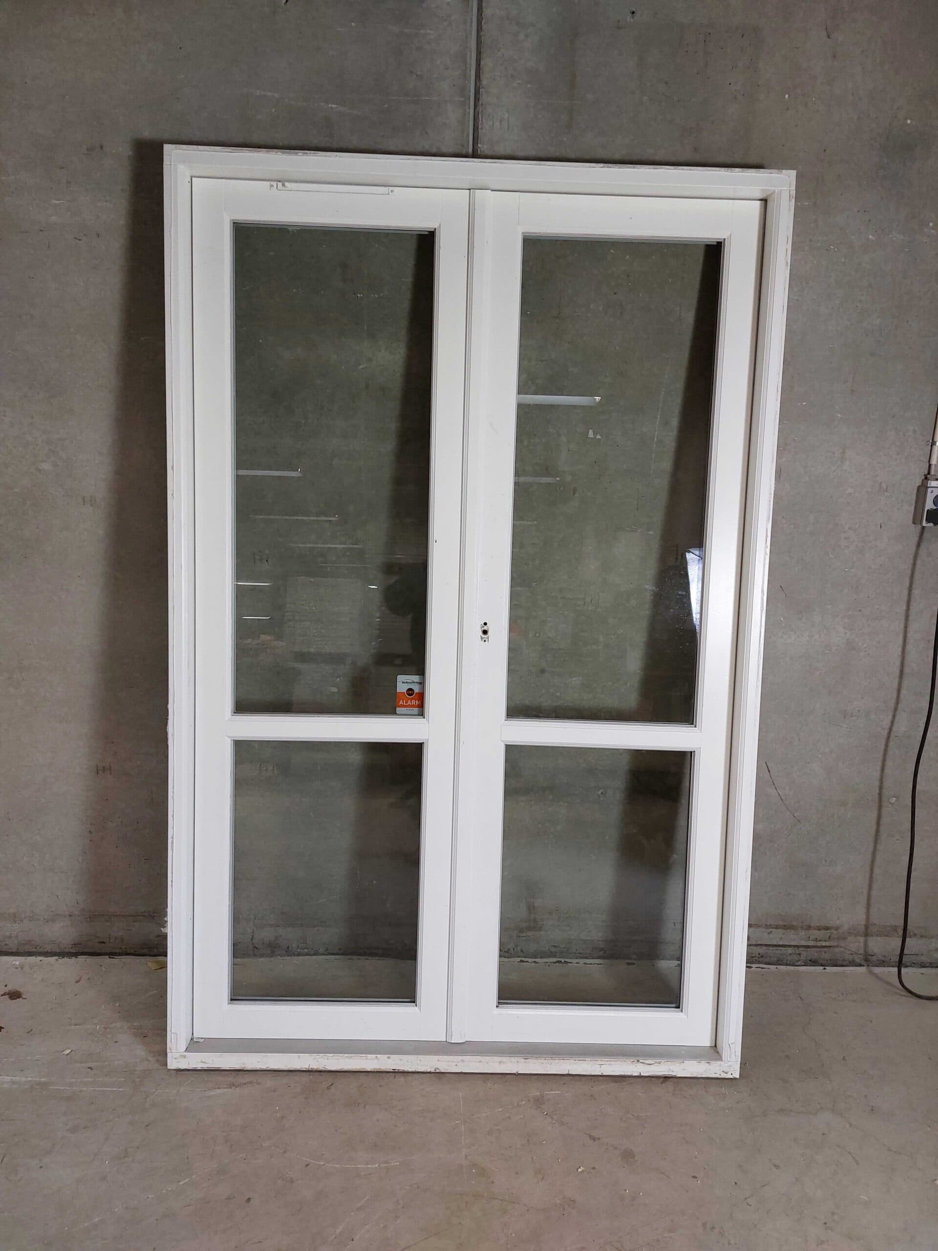 Dobbelt terrassedør V 142,5x218cm - 1