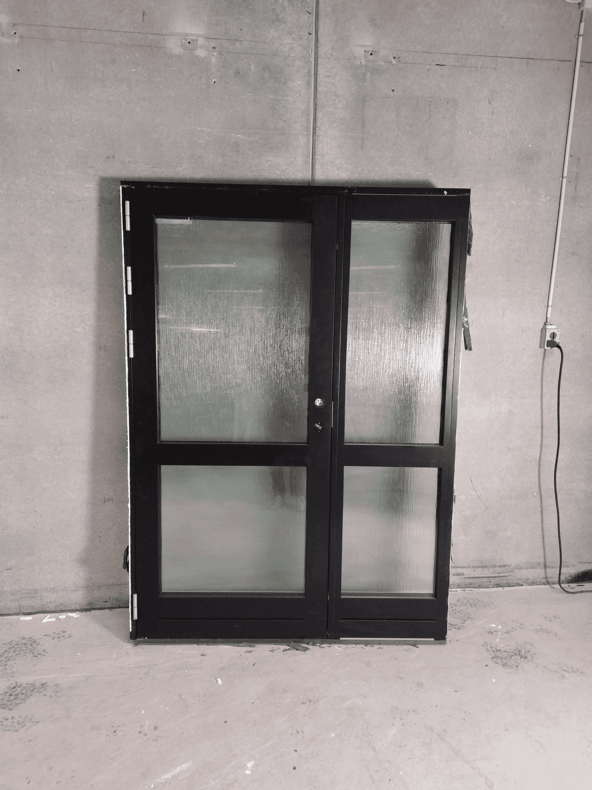 Facadedør m. sideparti 148,5x207cm - 1