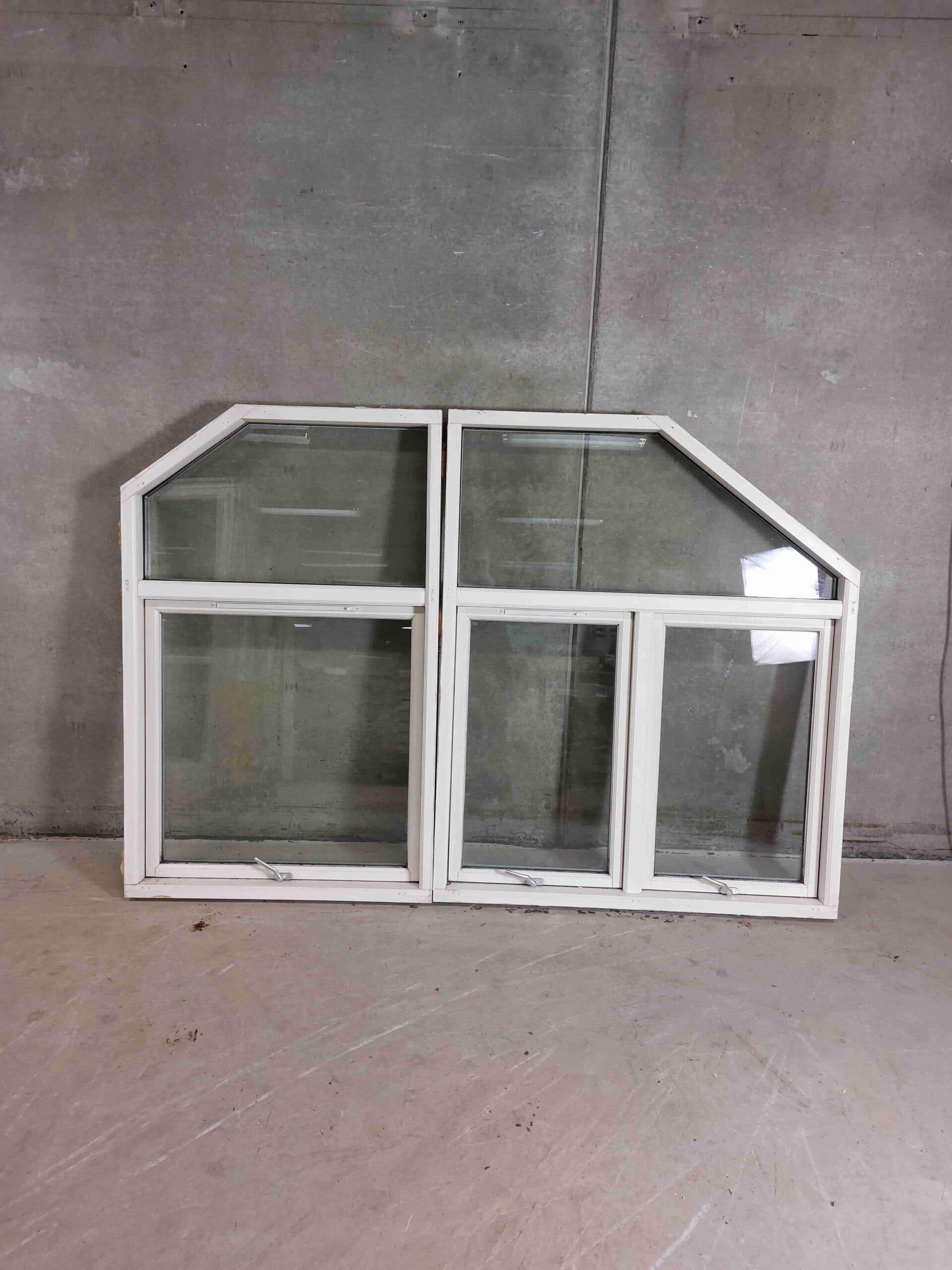 Skråvindue sæt 229x157cm - 1
