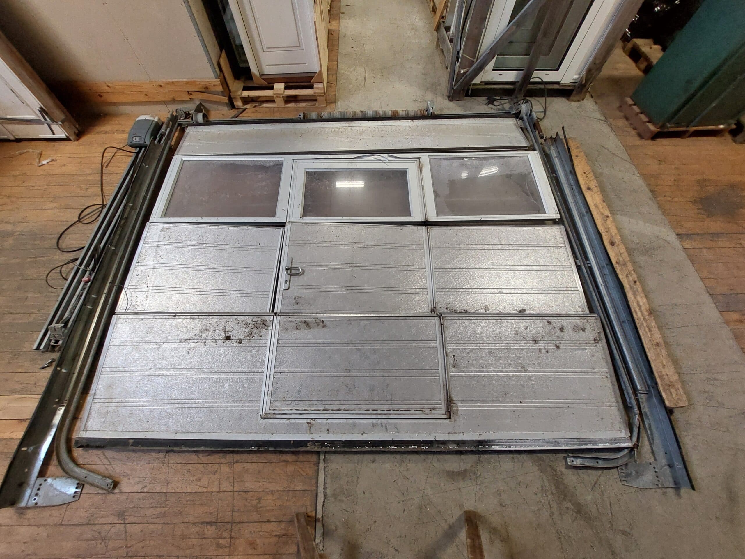 Ledhejseport med dør 300x245cm - 1