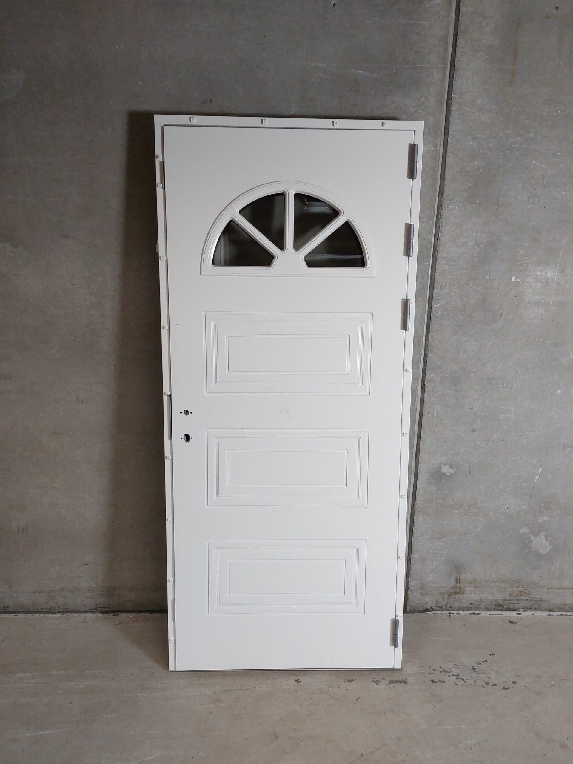 Pladedør med 3-lags rude 94,8x212cm - 1