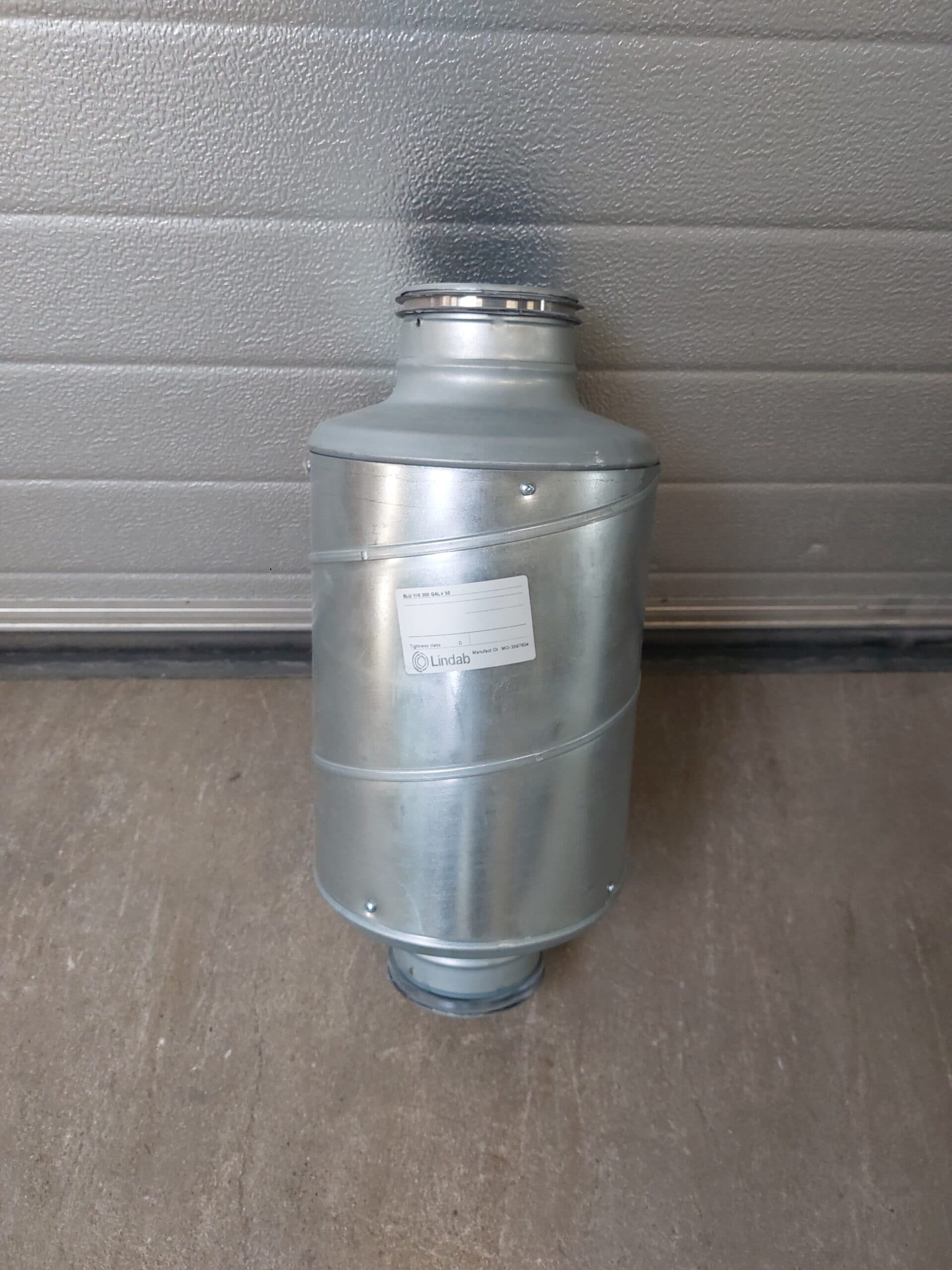 Lindab lyddæmper SLU 100 300 Galv 50
