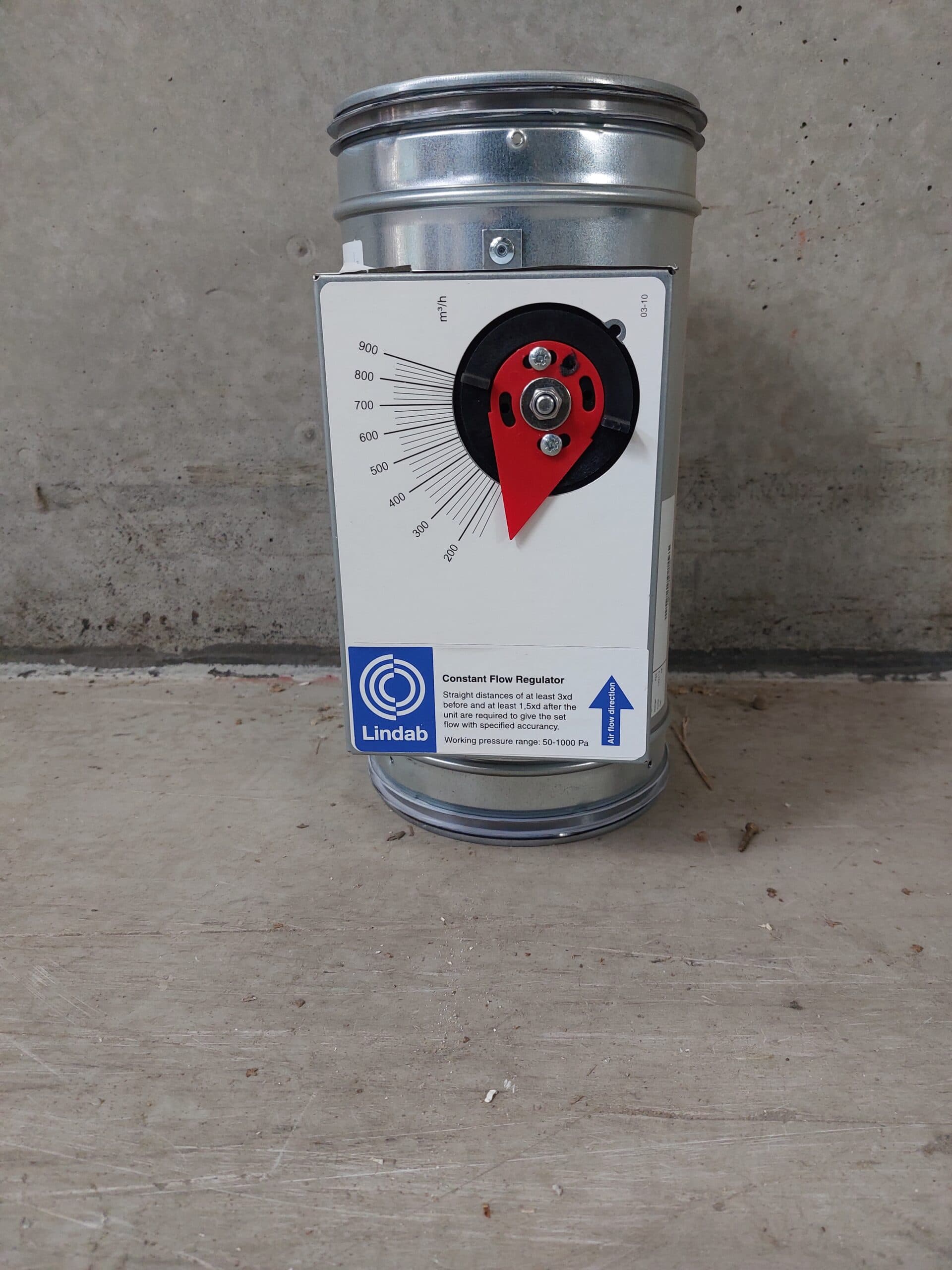 Lindab volumenstrømsregulator Ø160mm