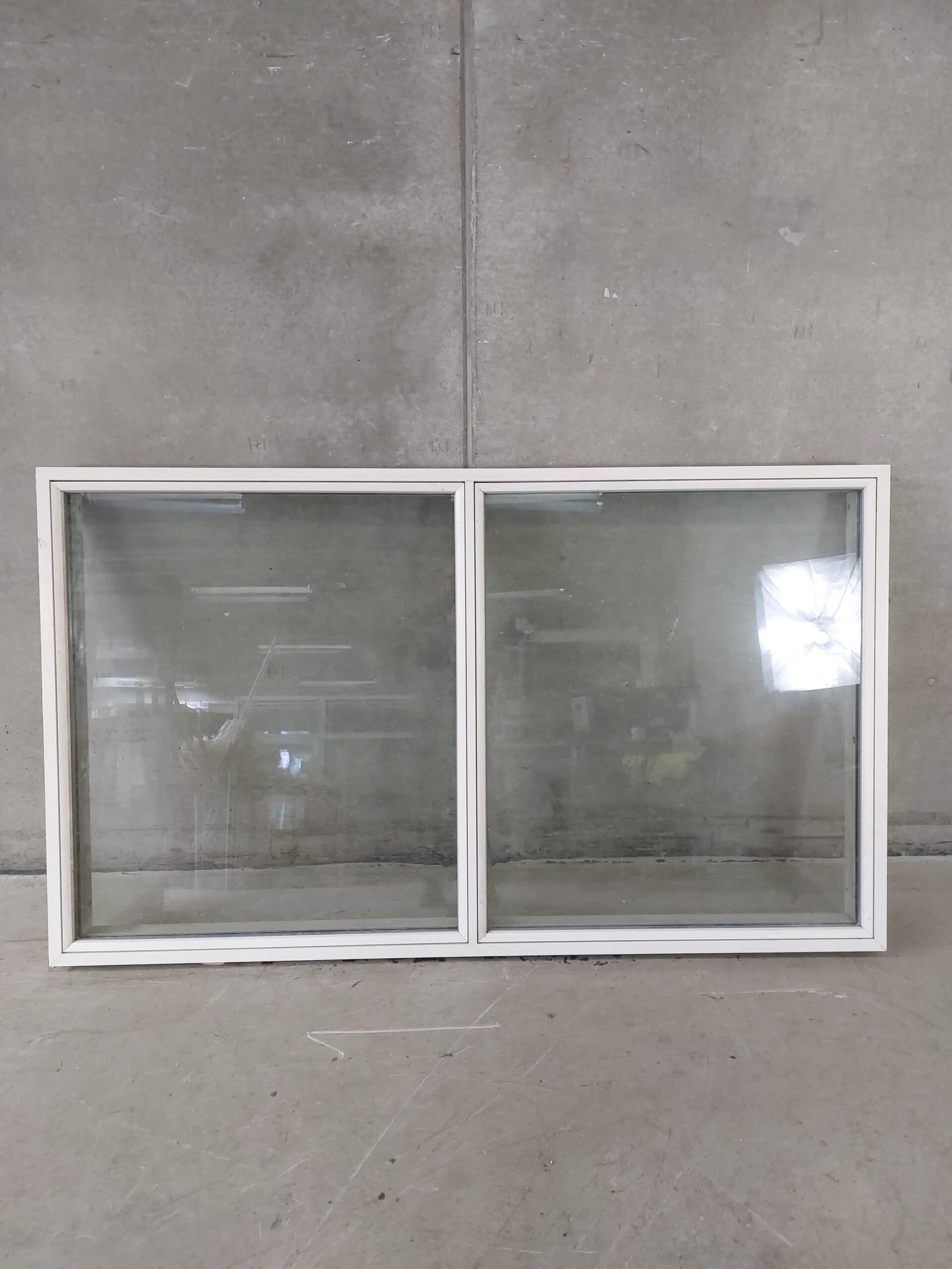 Fastkarmsvindue i træ/alu 202,5×119 cm. - 1