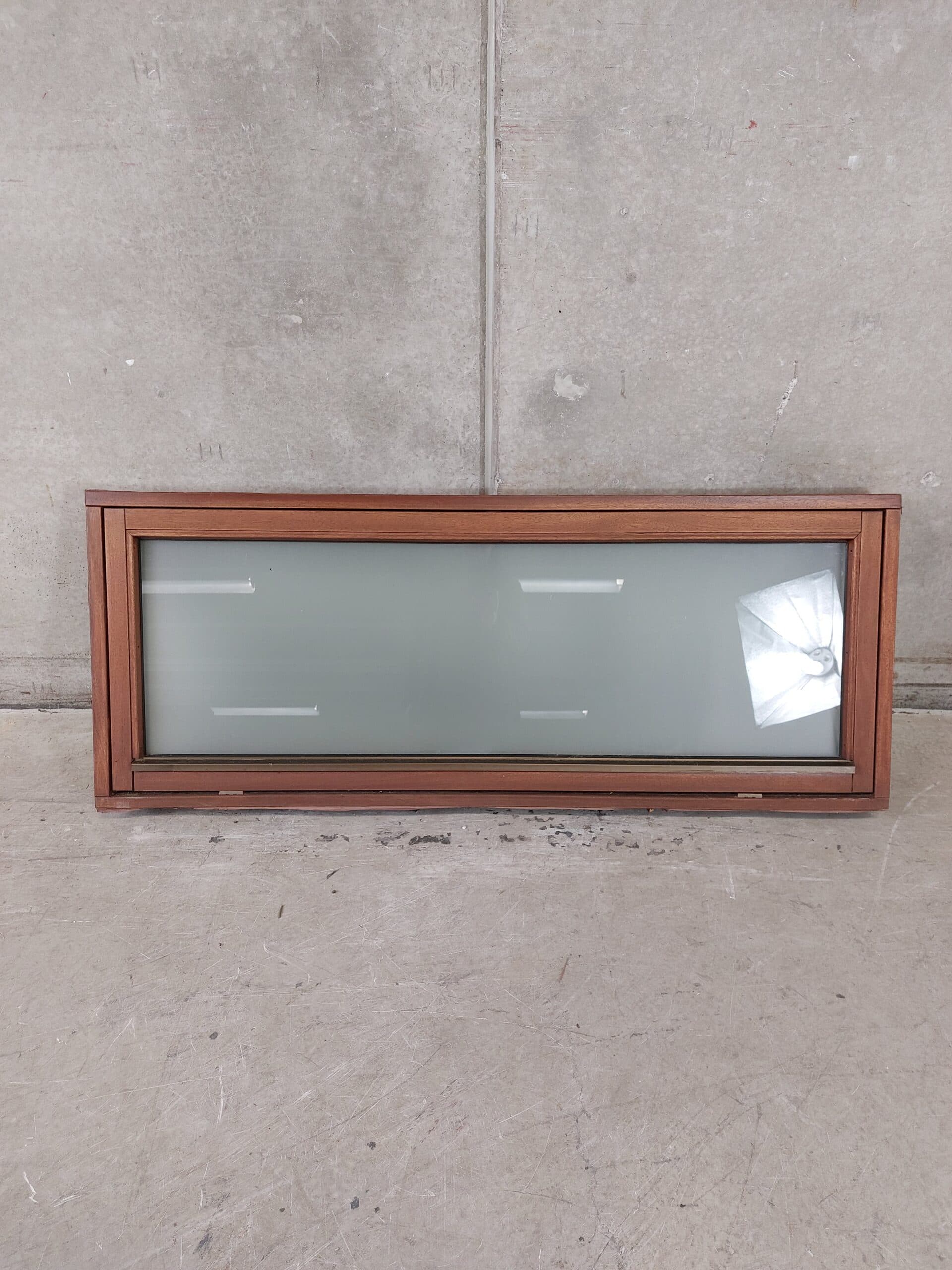 Topstyret vindue mahogni 149×59,5×11,5 cm - 1