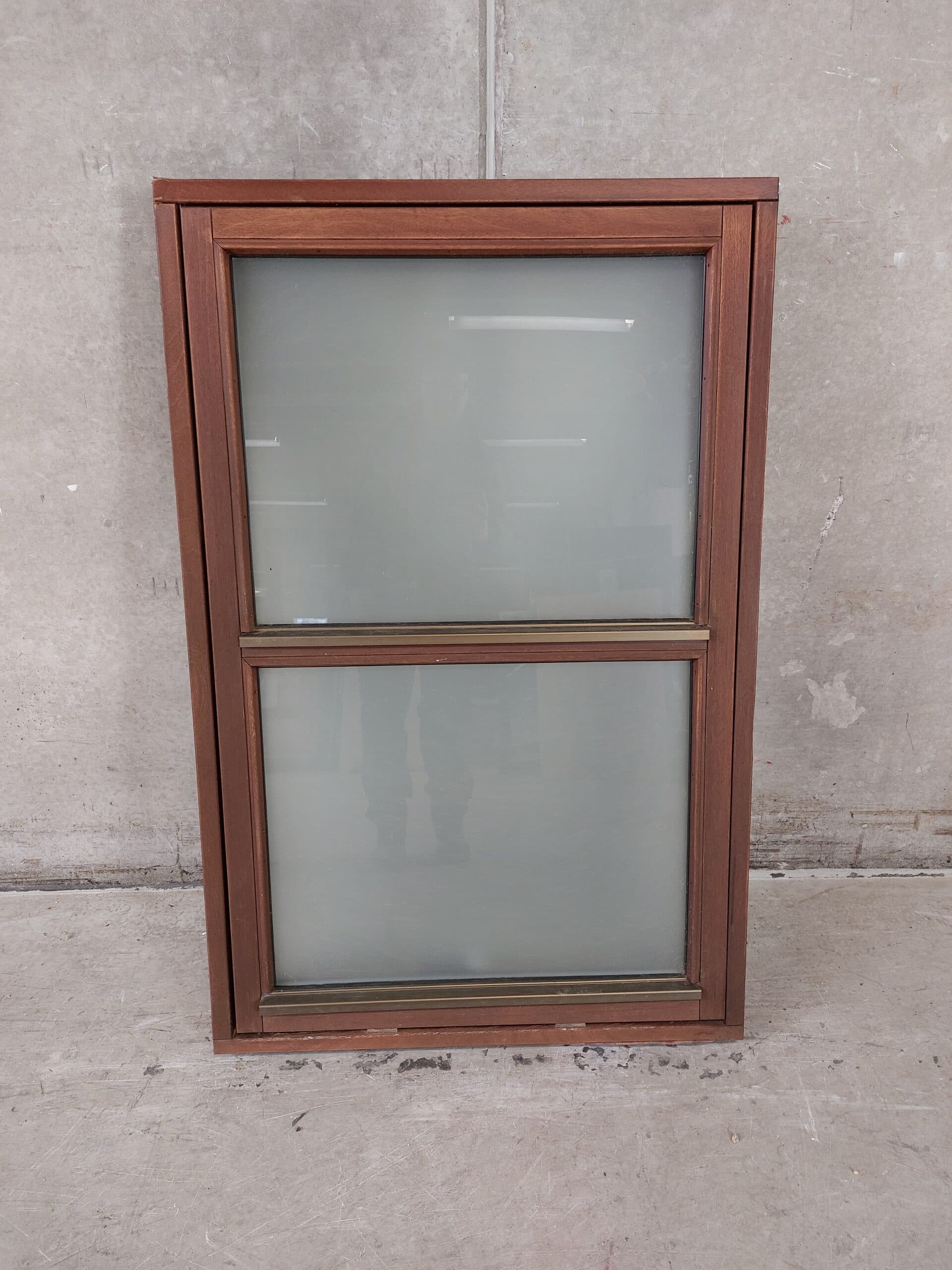 Topstyret vindue mahogni 79×120,5×11,5 cm - 1