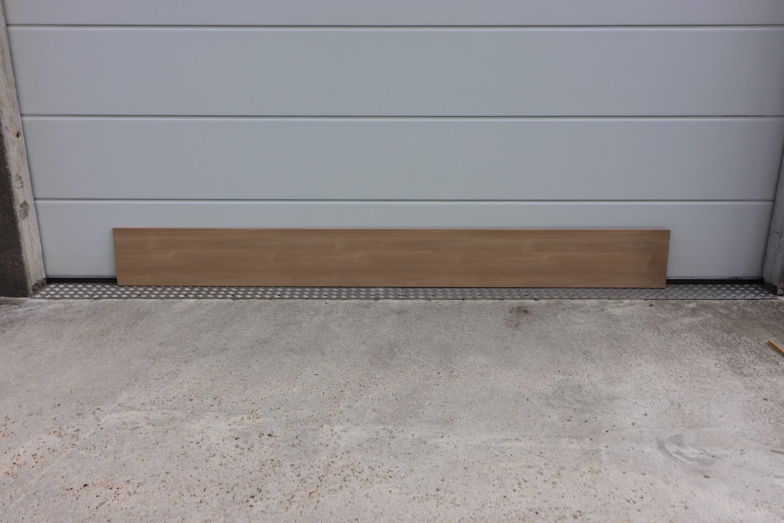 1stk hyldeplade 3650x395x19,6mm - 1