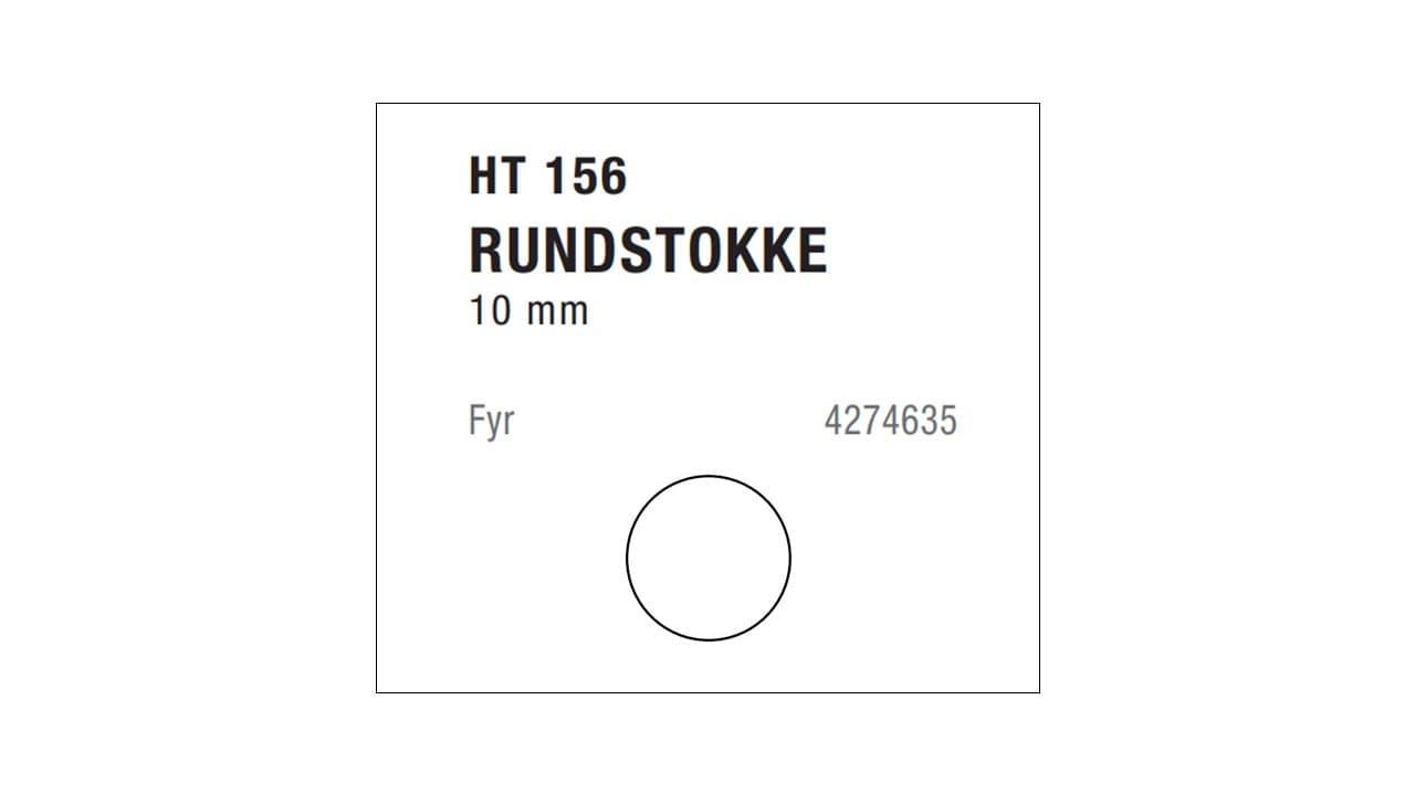 RUNDSTOK HT 156 FYR 10MM 238meter - 1