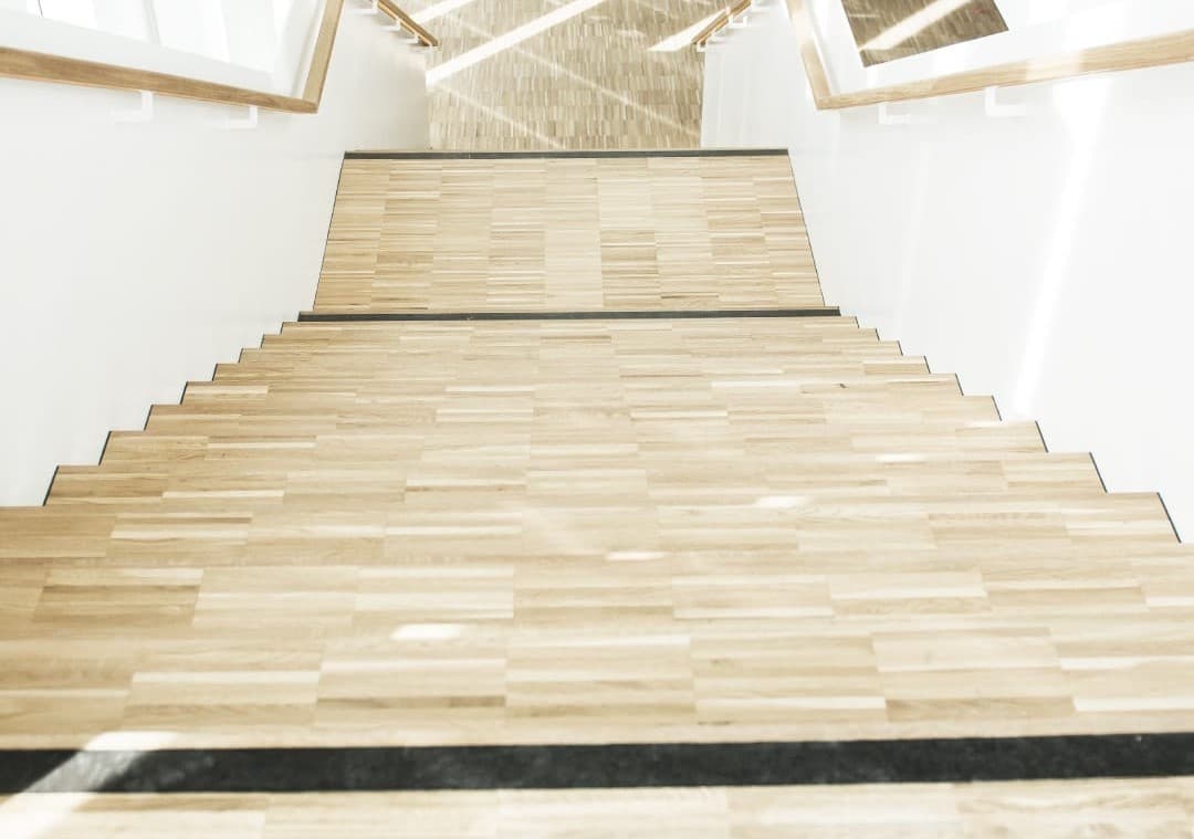 Træ gulv Ask højkant Parket, lys FSC 100% - 1