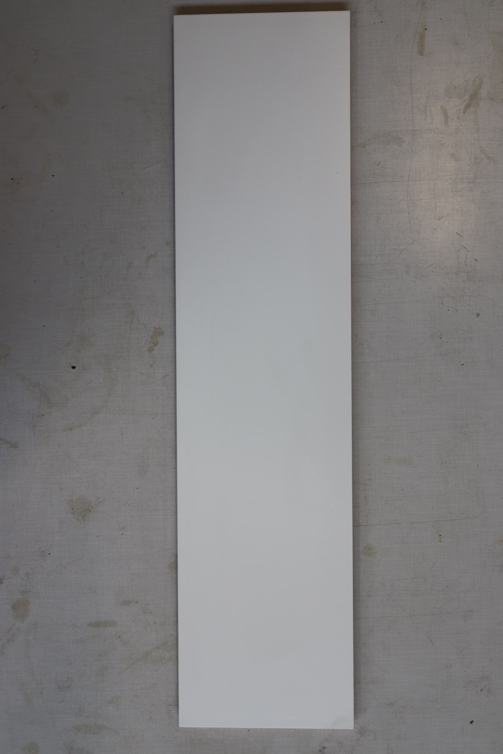 Glaseret Hvid Mat keramik flise 15x60cm. Pris pr m²