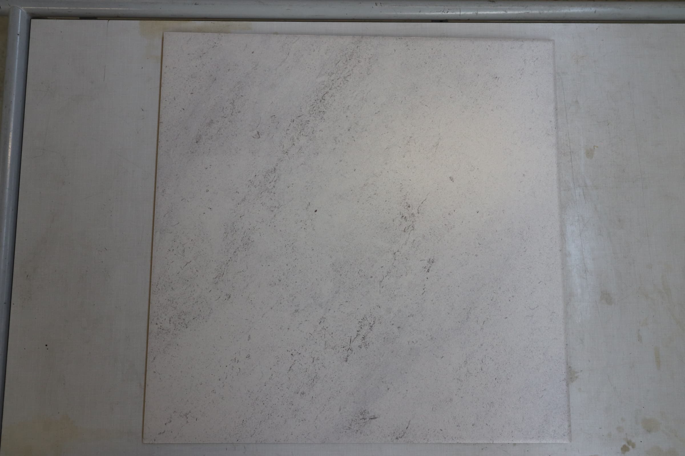 Glaseret keramik flise lys grå mat 45×45 cm - 1