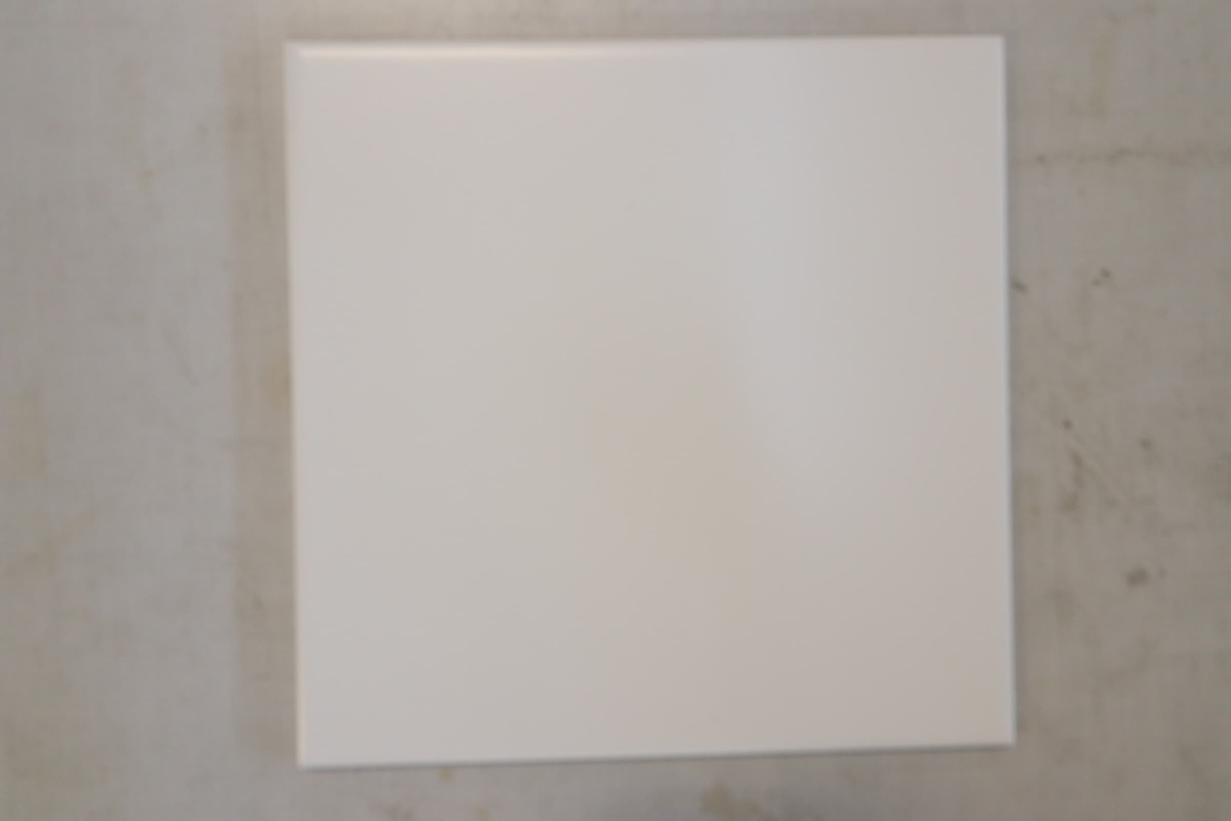 Glaseret væg flise Hvid mat 20x20cm. Pris pr m2 - 1