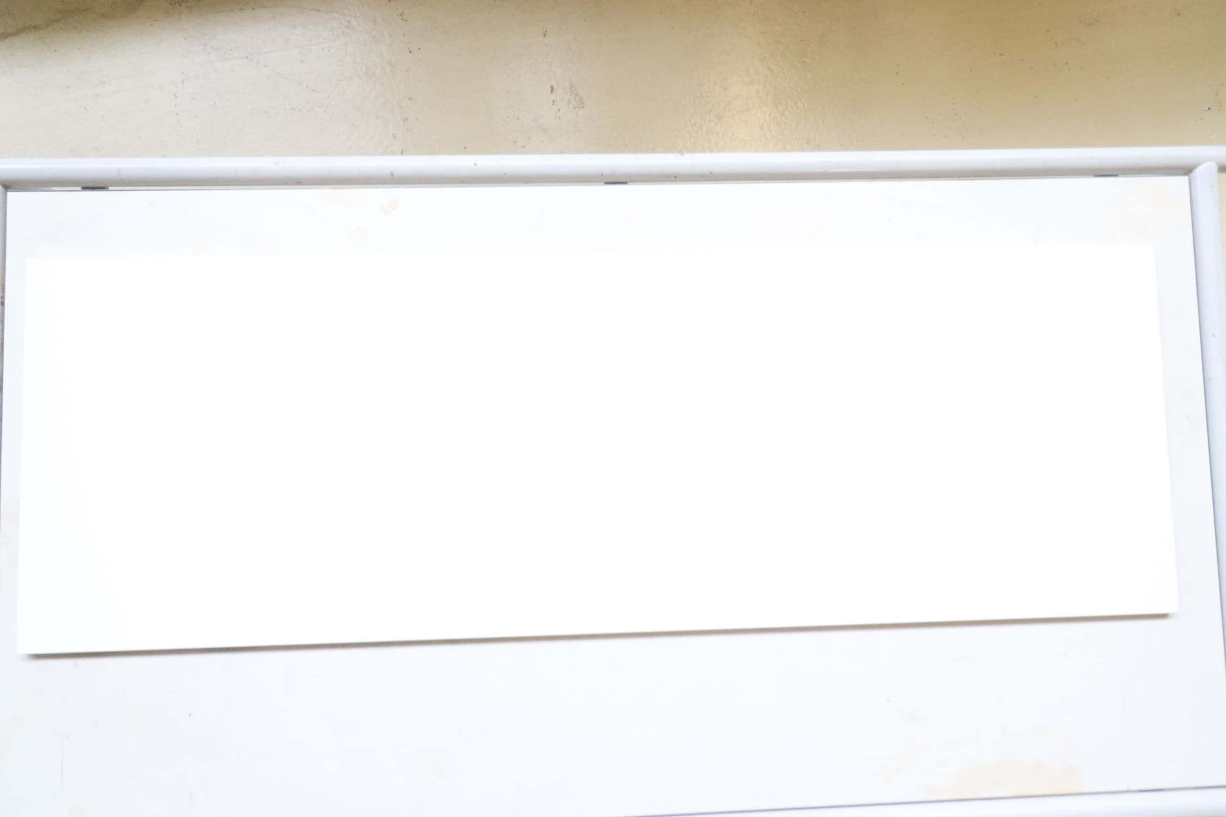 Uglaseret keramik flise Hvid Mat 30x90cm. Pris pr m² - 1