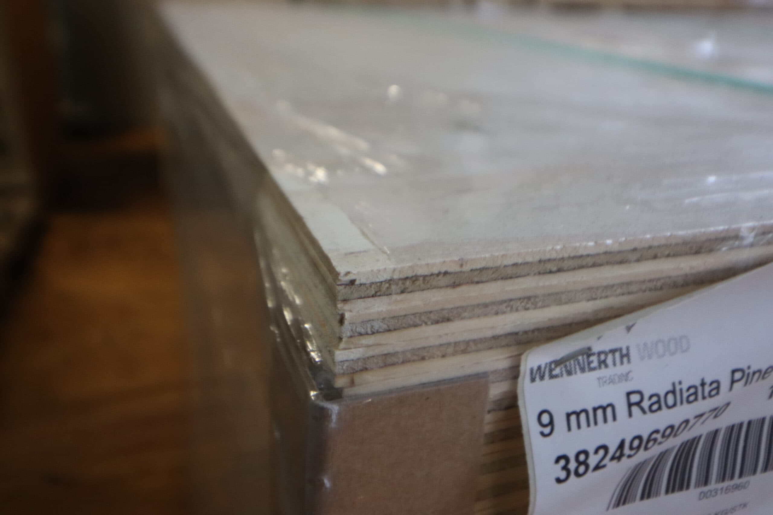 9mm Radiata Pine A/C krydsfiner - 1