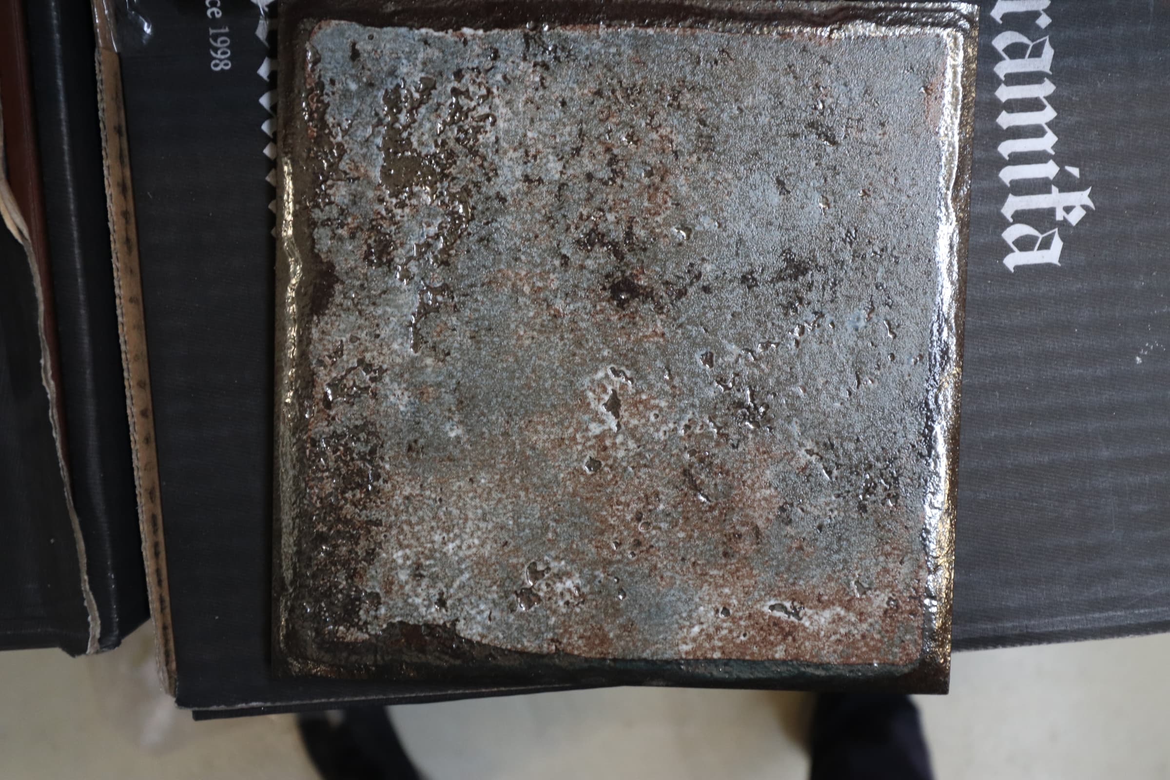 Glaseret flise METALIC SILVER 15x15cm - 1