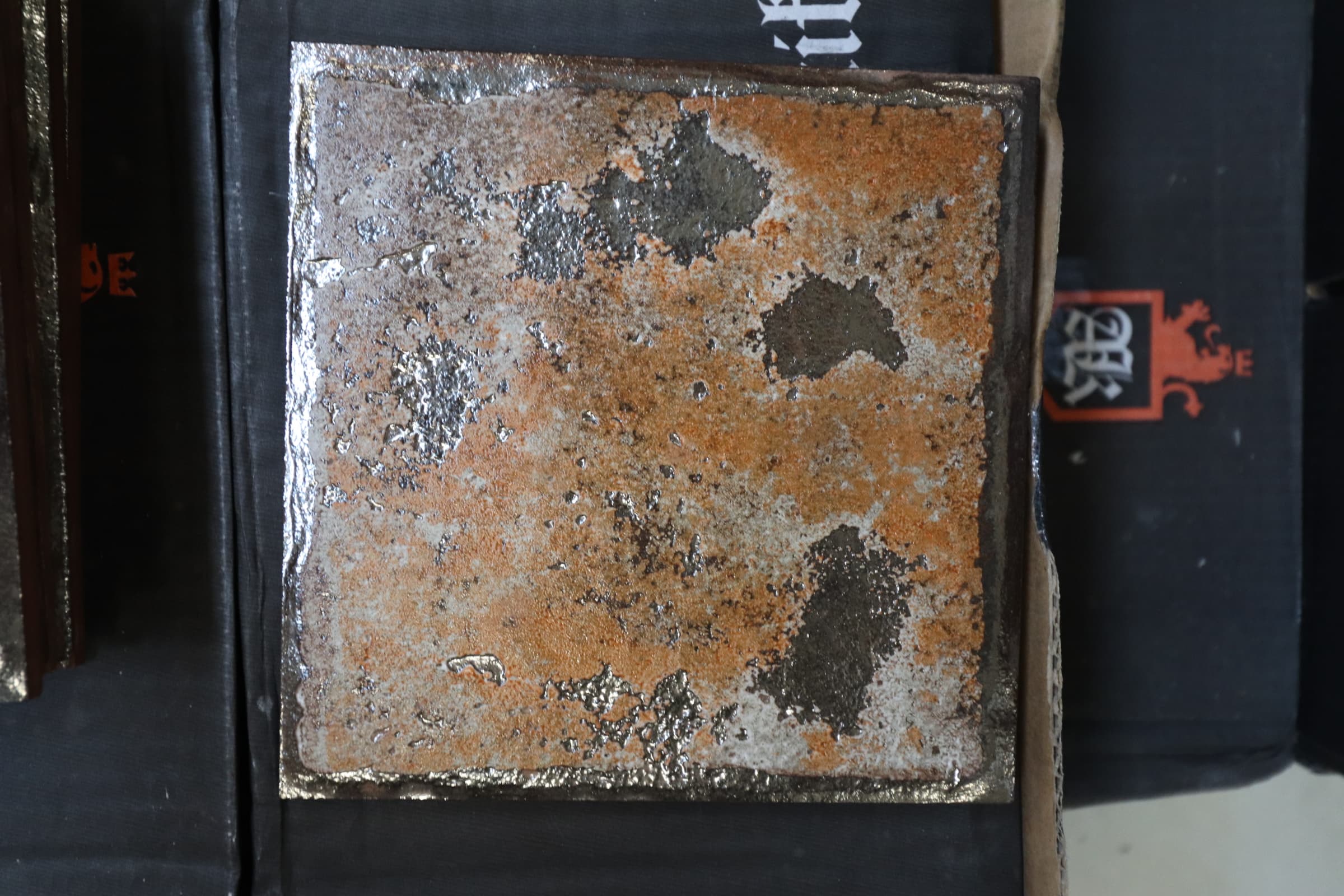 Glaseret flise METALIC BEIGE 15x15cm - 1