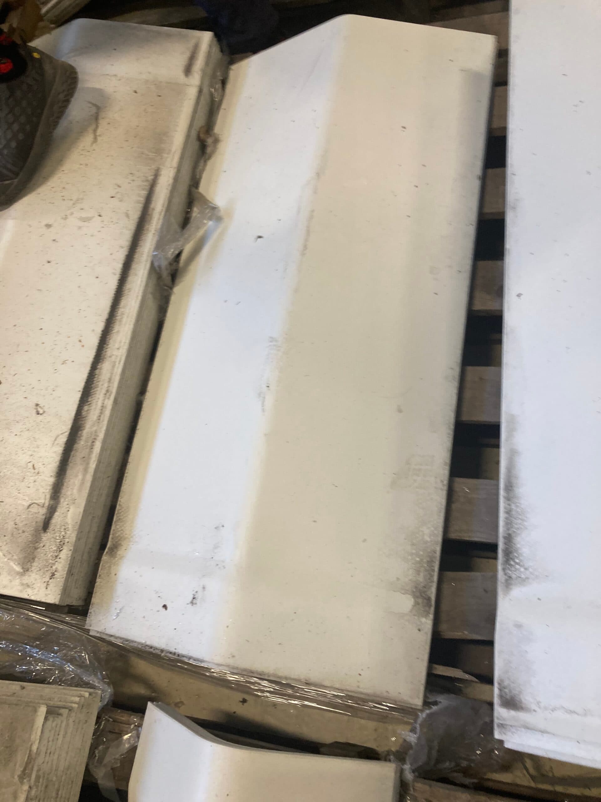 Vinkelrygning 20gr. Lys grå. - 1